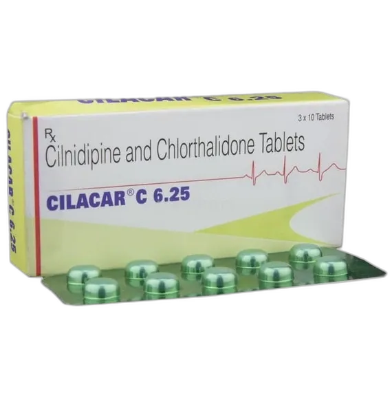 cilacar c 10/6.25mg tablet 10's